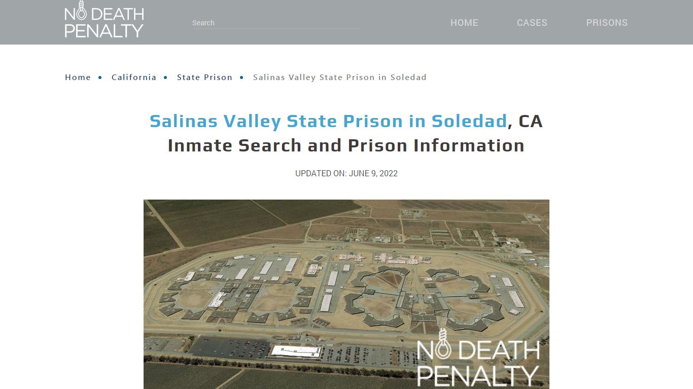 Salinas Valley State Prison in Soledad, CA Inmate Search ...